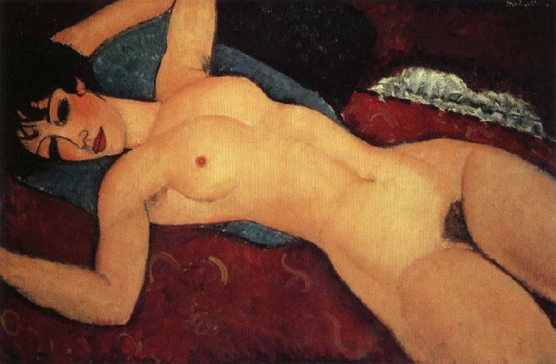 Amedeo Modigliani Nude on a Cushion oil painting image